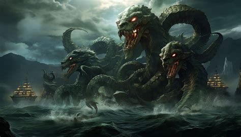 greek monster nine heads|The Hydra: Nine